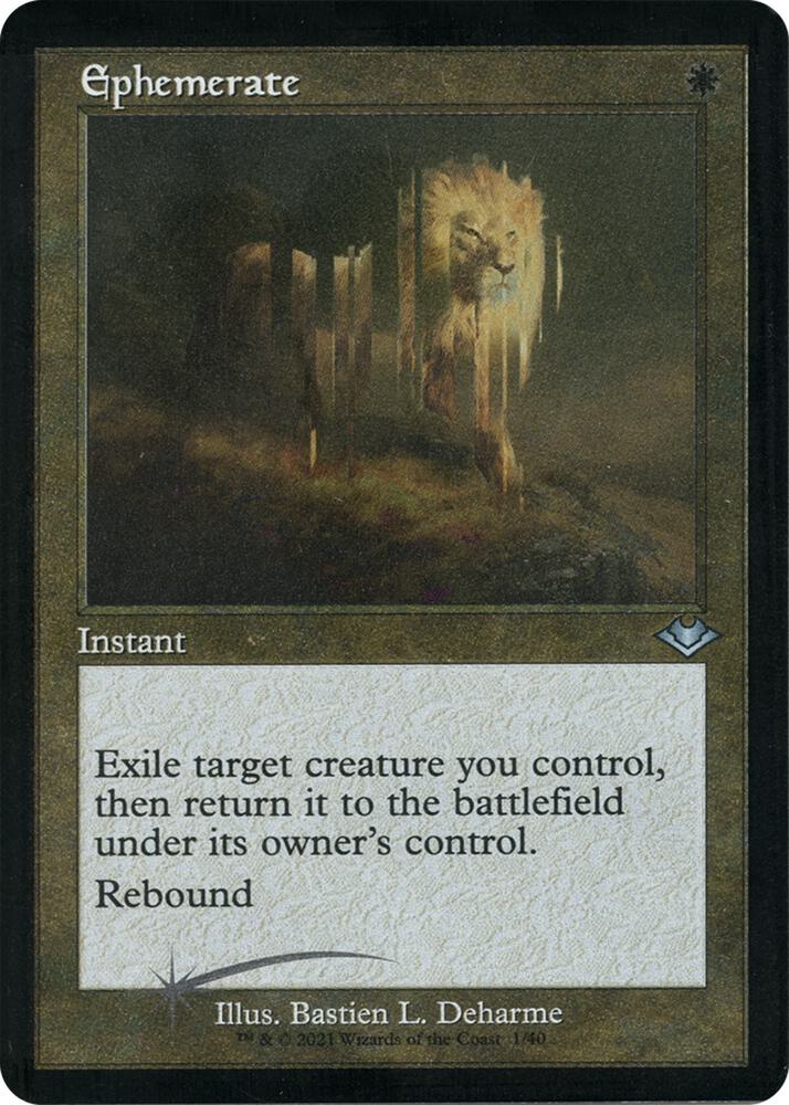 Ephemerate (Retro Frame) (Foil Etched) 1 card from Modern Horizons