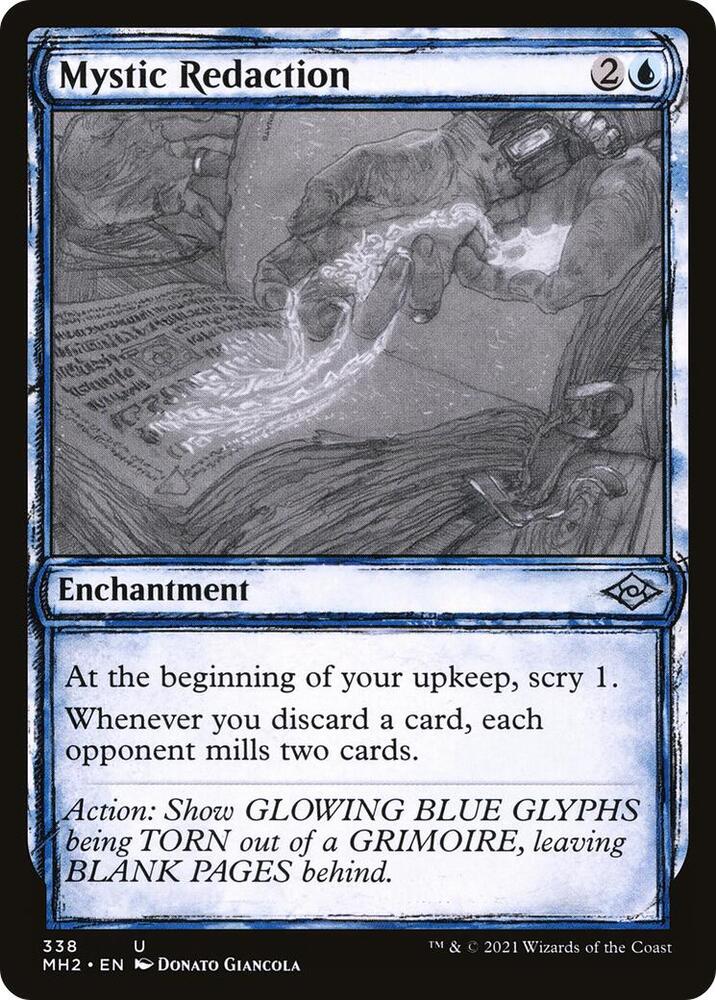 Mystic Redaction (Showcase) 338 card from Modern Horizons 2
