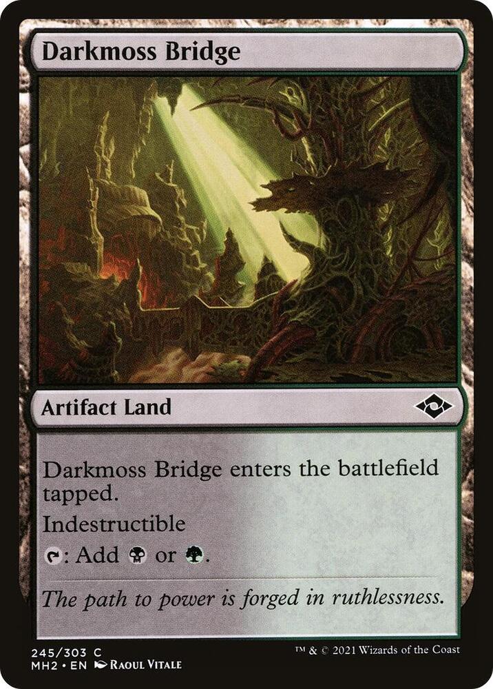 Darkmoss Bridge 245 card from Modern Horizons 2