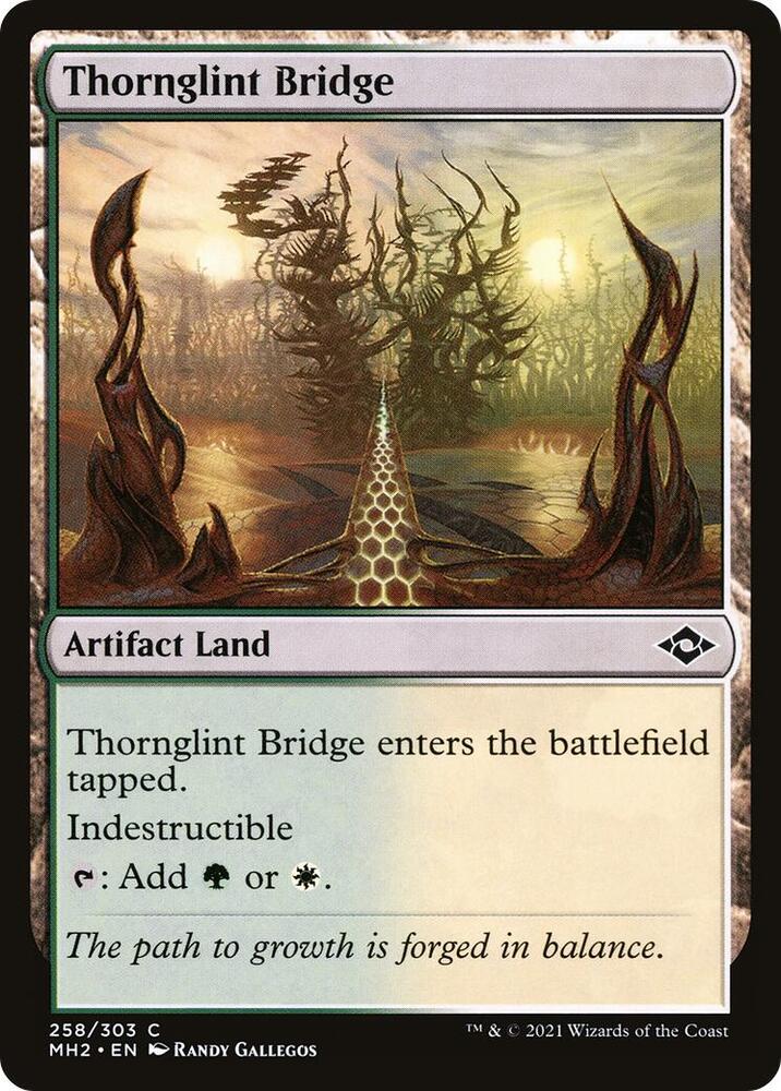 Thornglint Bridge 258 card from Modern Horizons 2