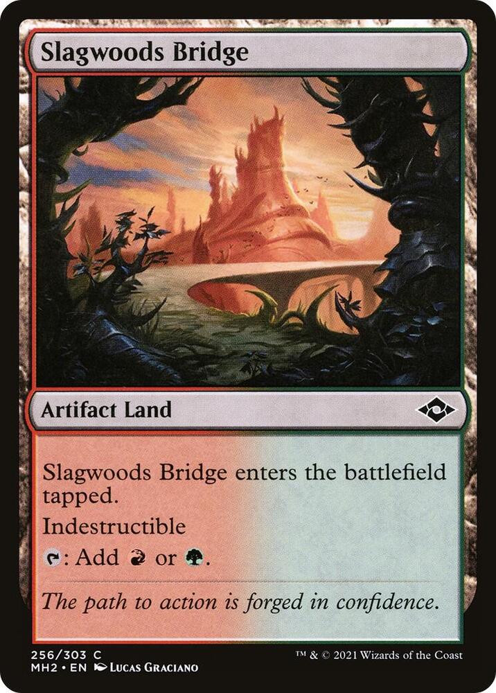 Slagwoods Bridge 256 card from Modern Horizons 2