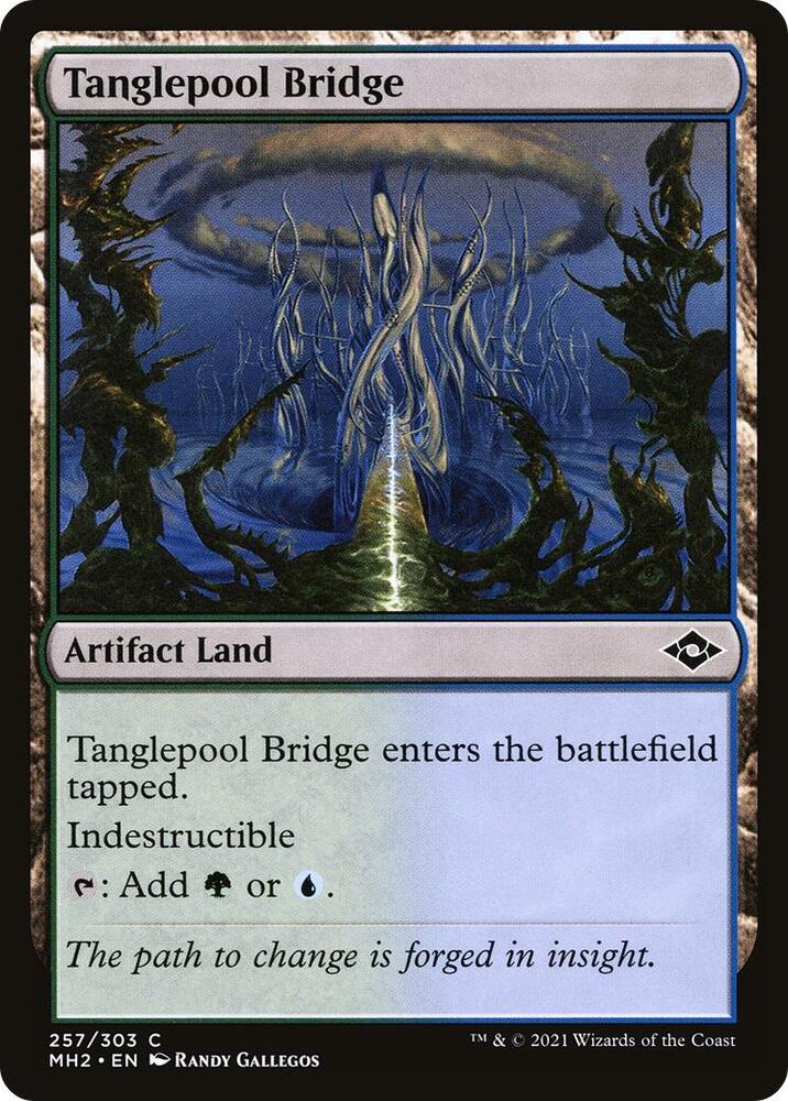 Tanglepool Bridge 257 card from Modern Horizons 2