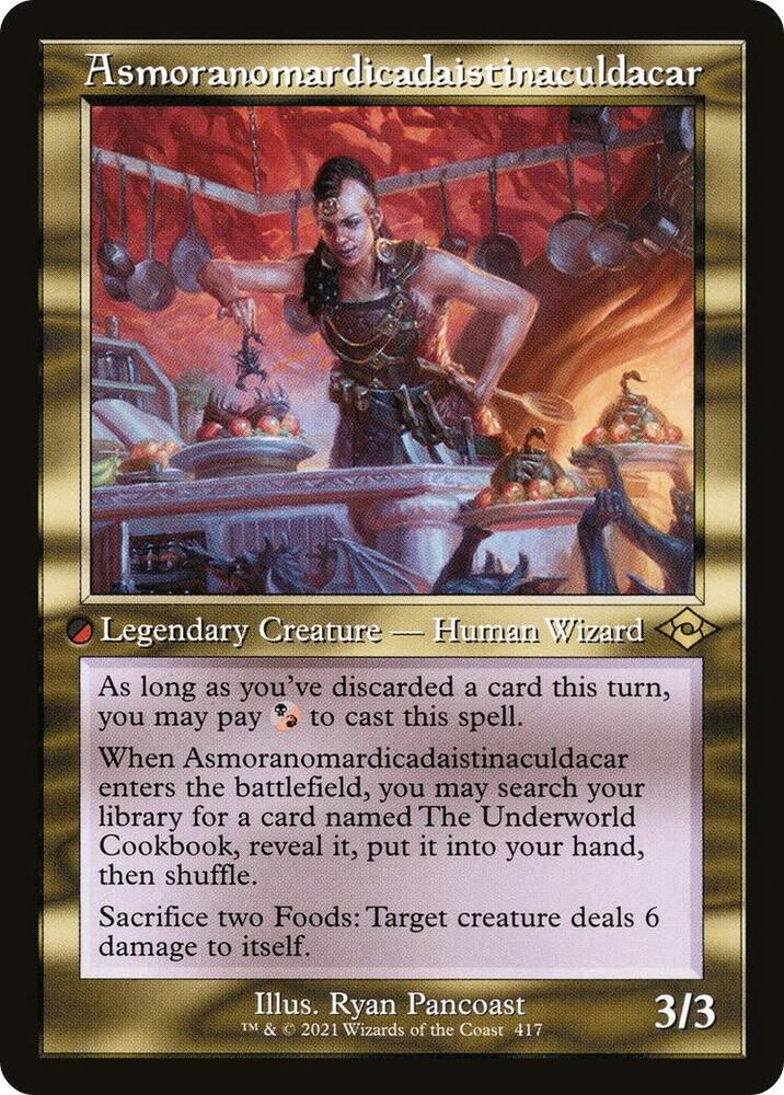 Asmoranomardicadaistinaculdacar (Retro Frame) 417 card from Modern Horizons 2