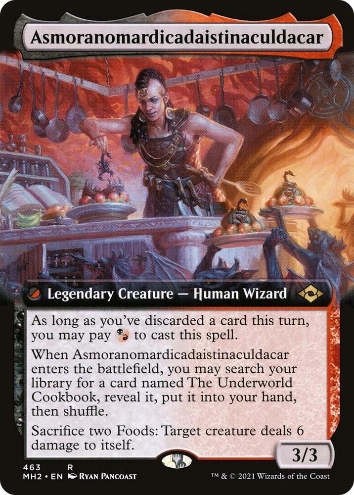 Asmoranomardicadaistinaculdacar (Extended Art) 463 card from Modern Horizons 2