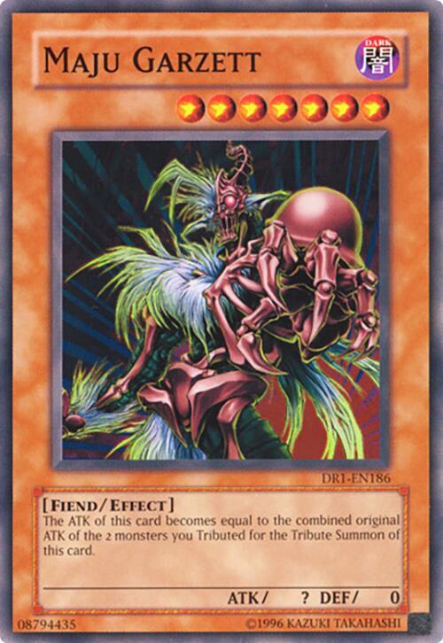 Maju Garzett DR1-EN186 card from Dark Revelation Volume 1