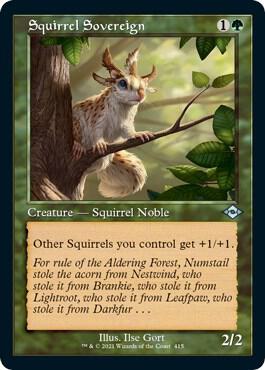 Squirrel Sovereign (Retro Frame) (Foil Etched) 415 card from Modern Horizons 2