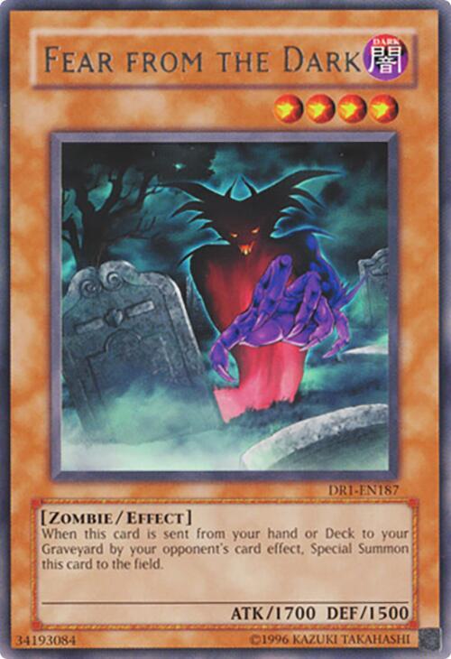 Fear from the Dark DR1-EN187 card from Dark Revelation Volume 1