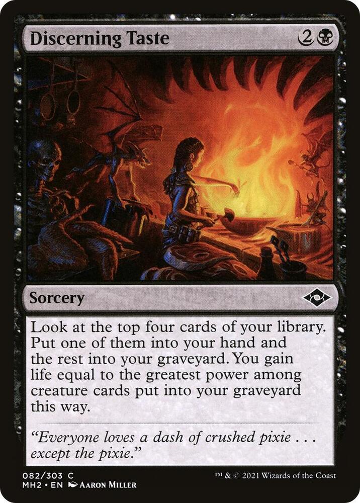 Discerning Taste 82 card from Modern Horizons 2