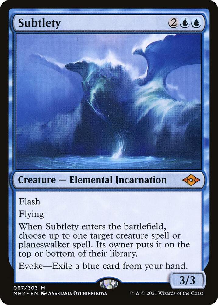Subtlety 67 card from Modern Horizons 2