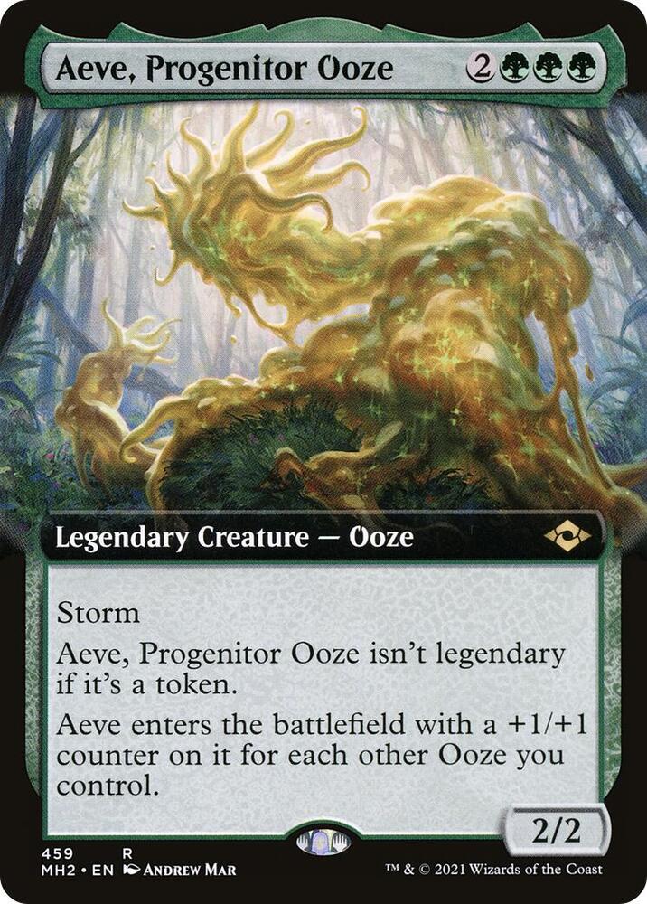 Aeve, Progenitor Ooze (Extended Art) 459 card from Modern Horizons 2