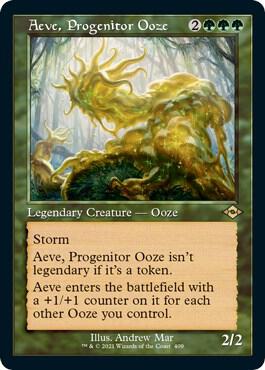 Aeve, Progenitor Ooze (Retro Frame) (Foil Etched) 409 card from Modern Horizons 2
