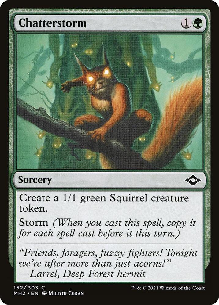 Chatterstorm 152 card from Modern Horizons 2