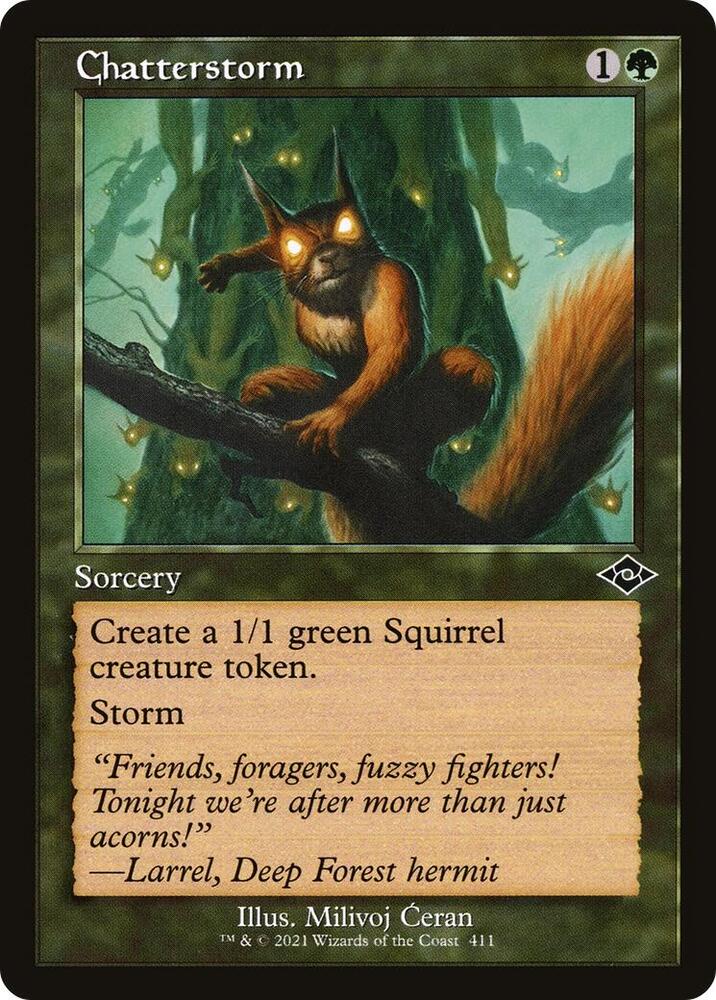 Chatterstorm (Retro Frame) 411 card from Modern Horizons 2