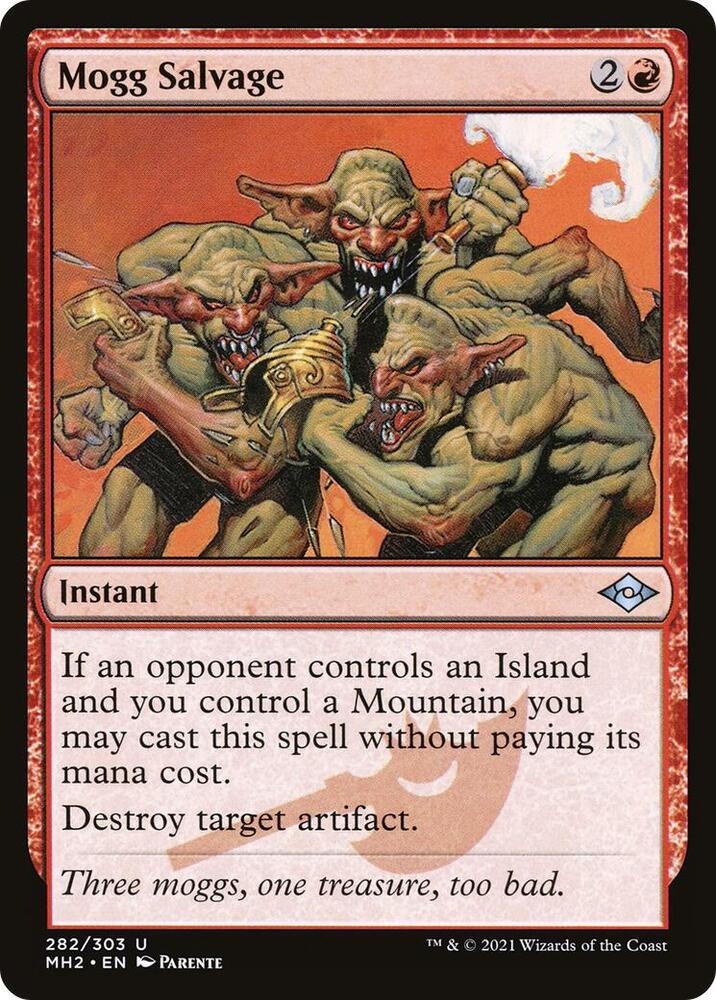 Mogg Salvage 282 card from Modern Horizons 2