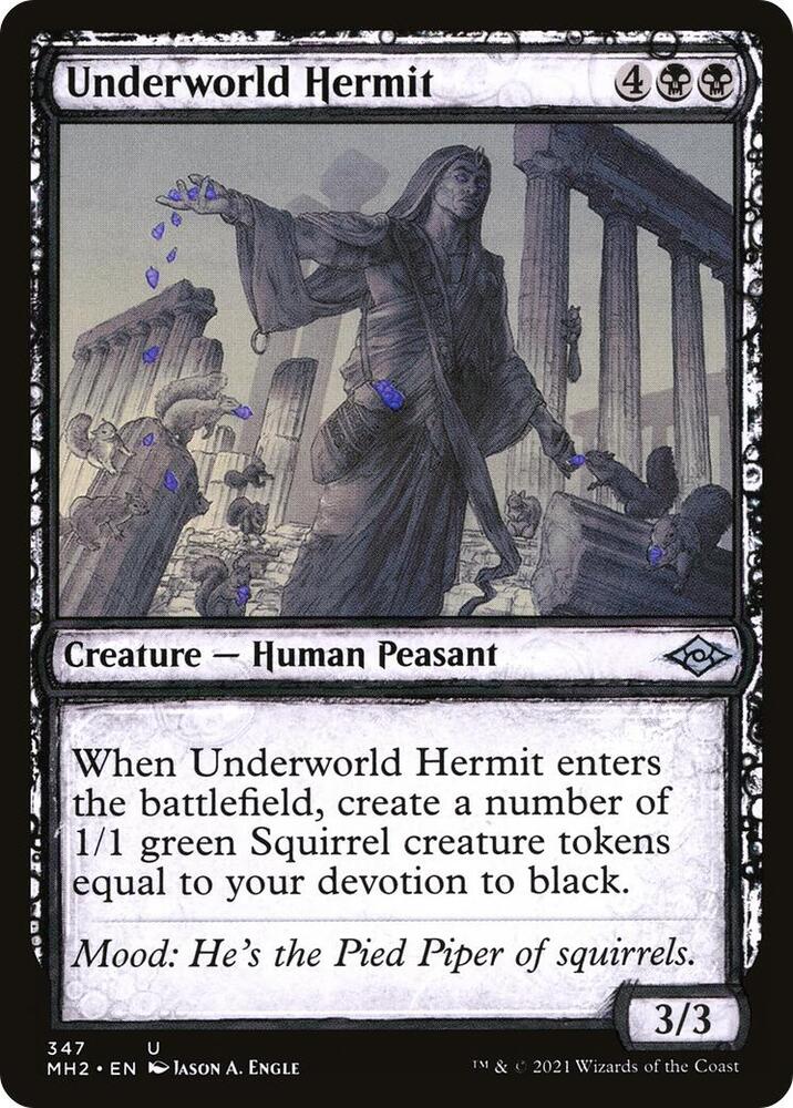 Underworld Hermit (Showcase) 347 card from Modern Horizons 2