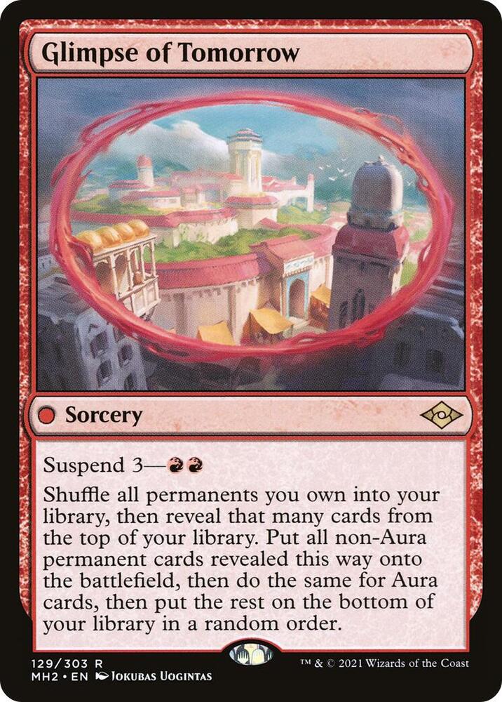 Glimpse of Tomorrow 129 card from Modern Horizons 2