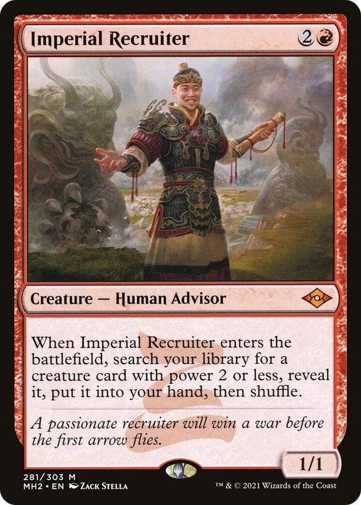 Imperial Recruiter 281 card from Modern Horizons 2