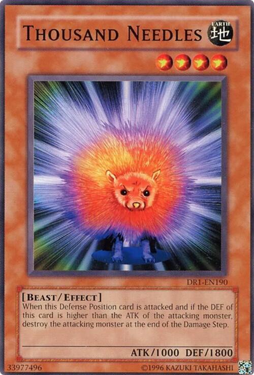 Thousand Needles DR1-EN190 card from Dark Revelation Volume 1