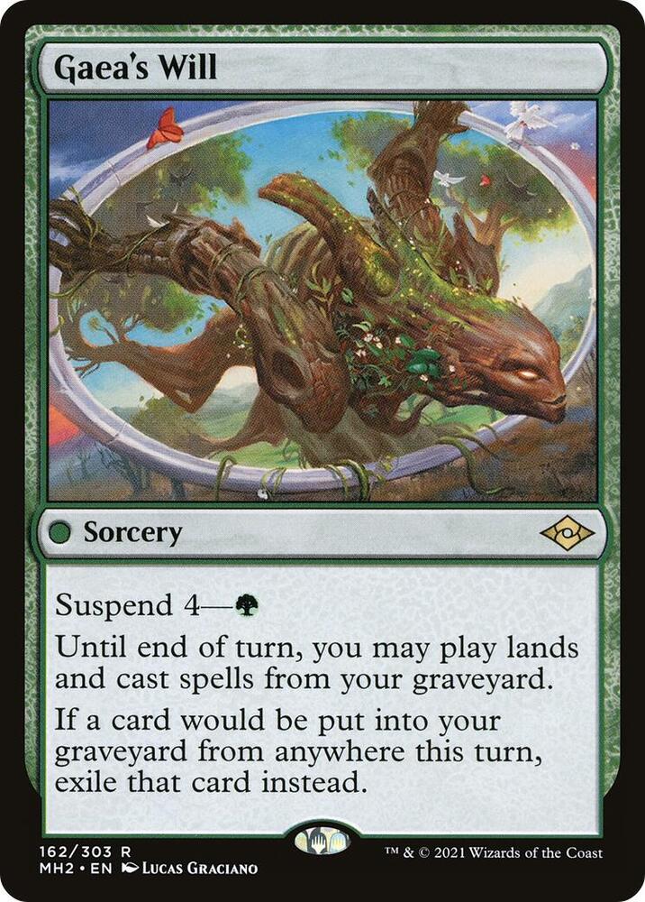 Gaea's Will 162 card from Modern Horizons 2