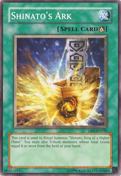 Shinato's Ark DR1-EN191 card from Dark Revelation Volume 1