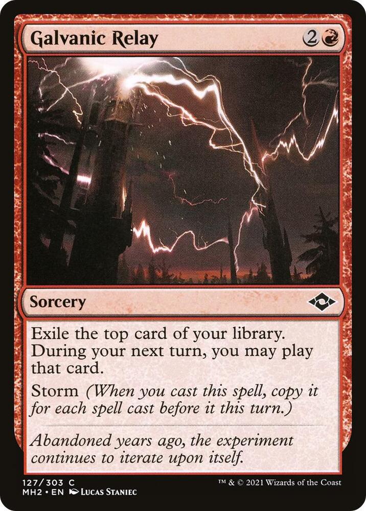Galvanic Relay 127 card from Modern Horizons 2