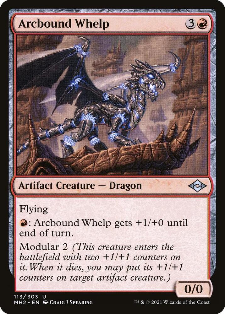 Arcbound Whelp 113 card from Modern Horizons 2