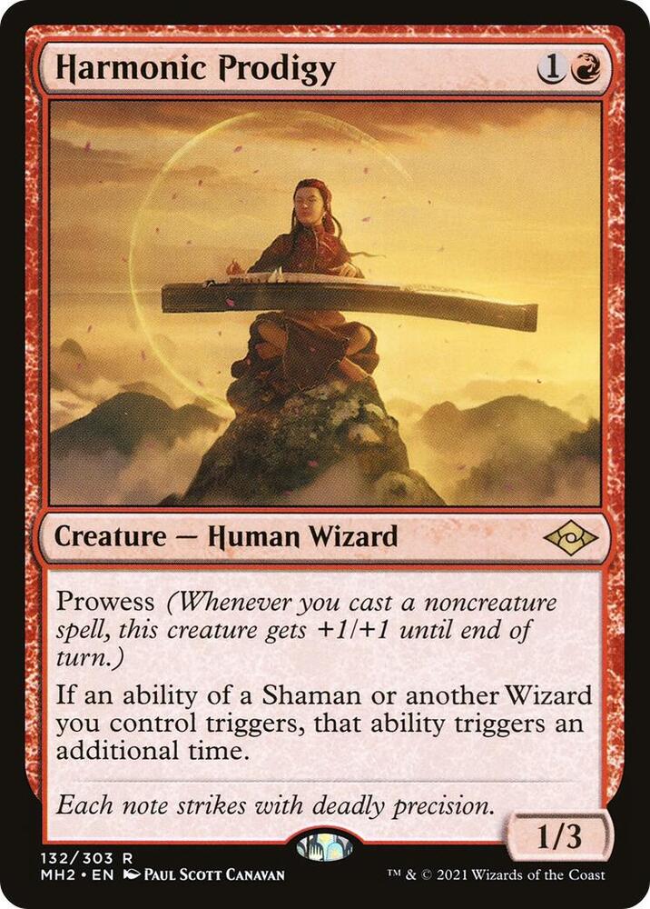 Harmonic Prodigy 132 card from Modern Horizons 2