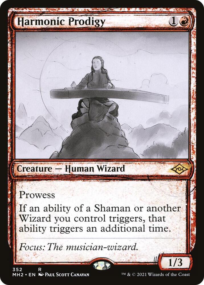 Harmonic Prodigy (Showcase) 352 card from Modern Horizons 2
