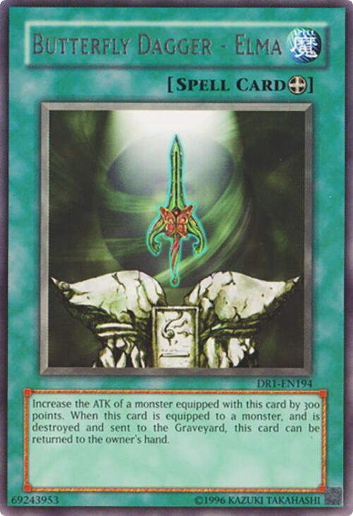Butterfly Dagger - Elma DR1-EN194 card from Dark Revelation Volume 1