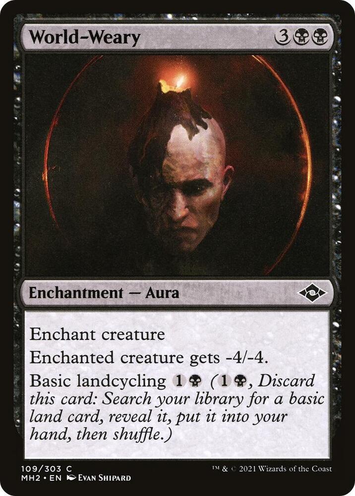 World-Weary 109 card from Modern Horizons 2
