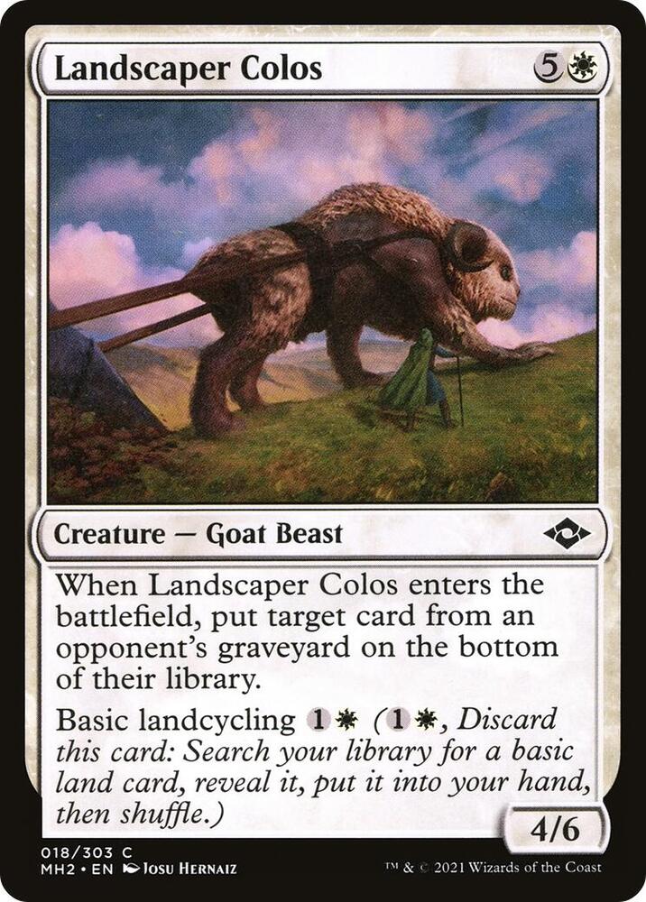 Landscaper Colos 18 card from Modern Horizons 2