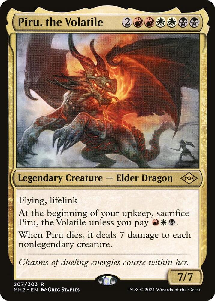 Piru, the Volatile 207 card from Modern Horizons 2
