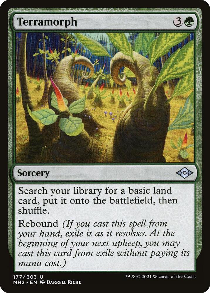 Terramorph 177 card from Modern Horizons 2