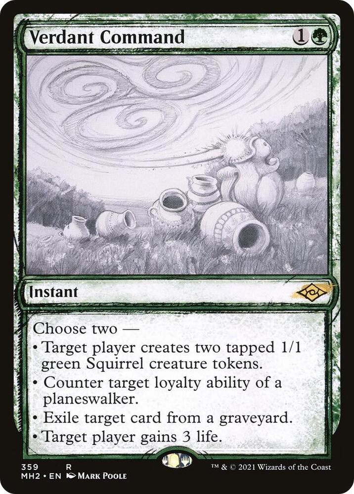 Verdant Command (Showcase) 359 card from Modern Horizons 2