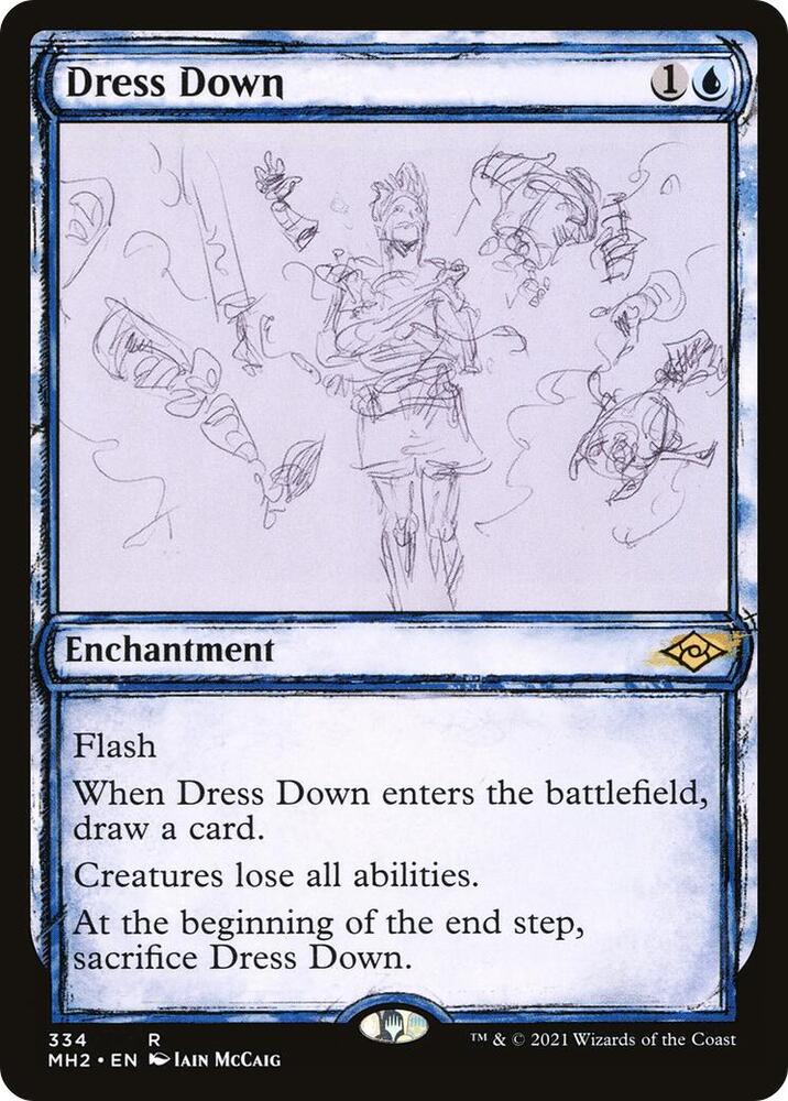Dress Down (Showcase) 334 card from Modern Horizons 2