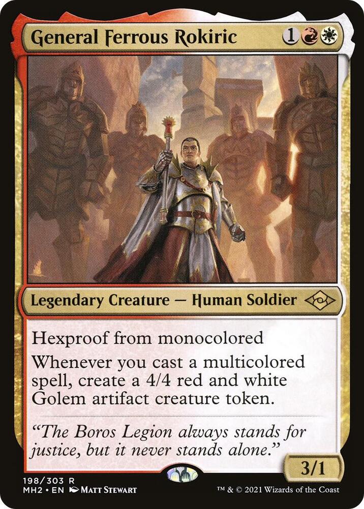 General Ferrous Rokiric 198 card from Modern Horizons 2