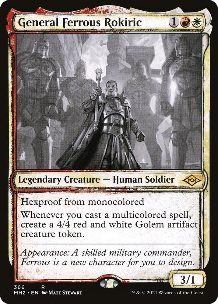 General Ferrous Rokiric (Showcase) 366 card from Modern Horizons 2