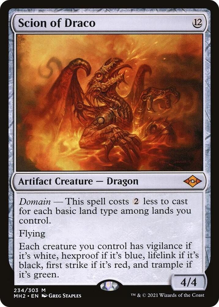 Scion of Draco 234 card from Modern Horizons 2