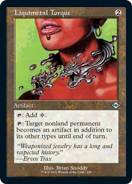 Liquimetal Torque (Retro Frame) (Foil Etched) 428 card from Modern Horizons 2