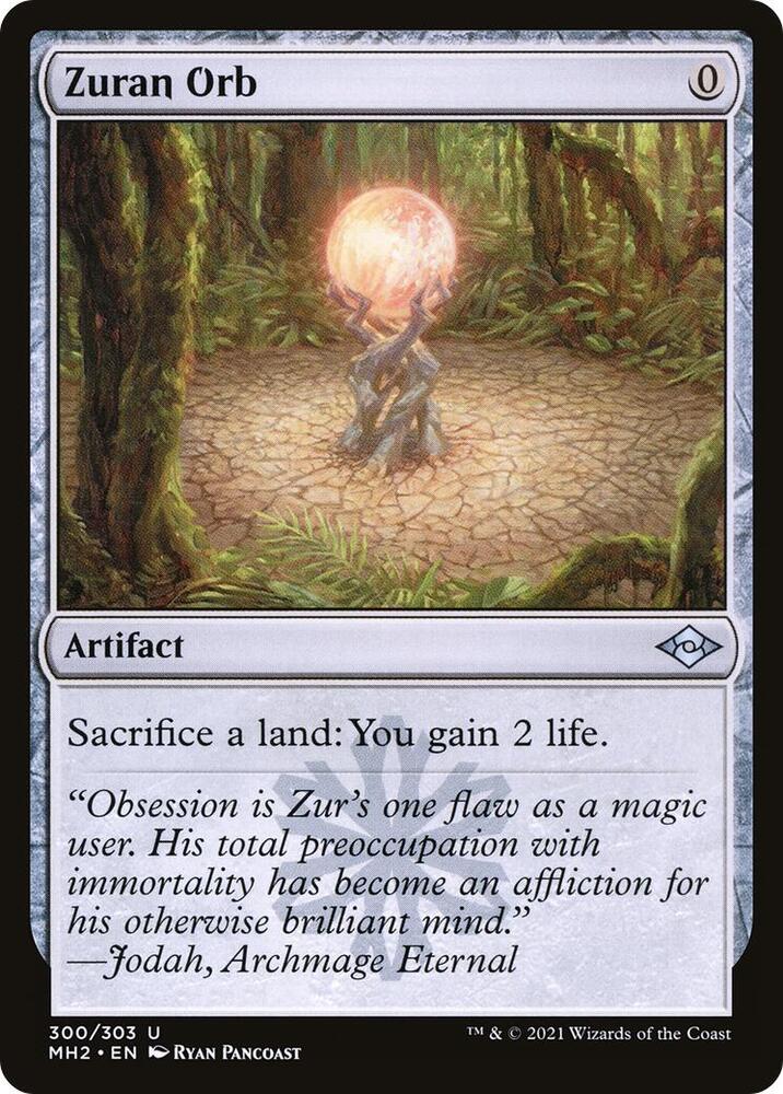 Zuran Orb 300 card from Modern Horizons 2
