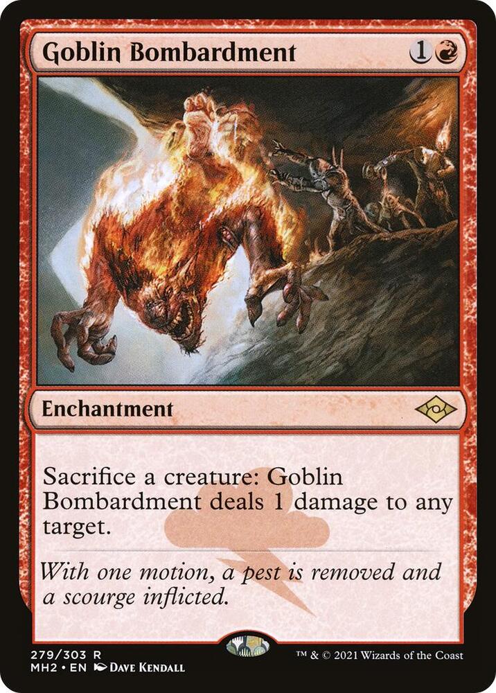 Goblin Bombardment 279 card from Modern Horizons 2