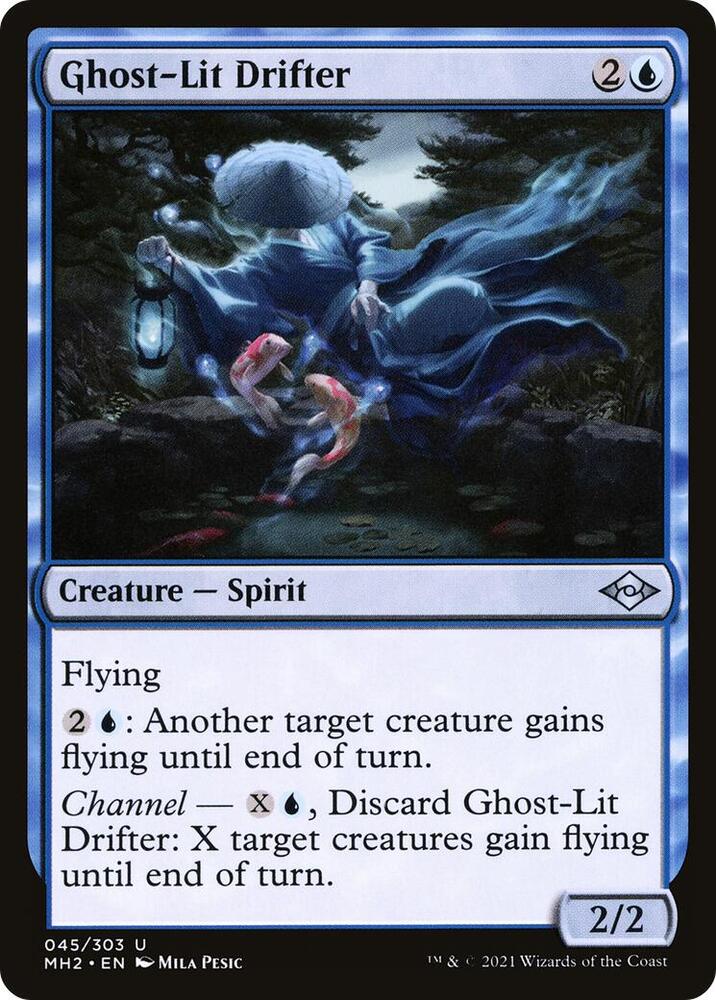 Ghost-Lit Drifter 45 card from Modern Horizons 2