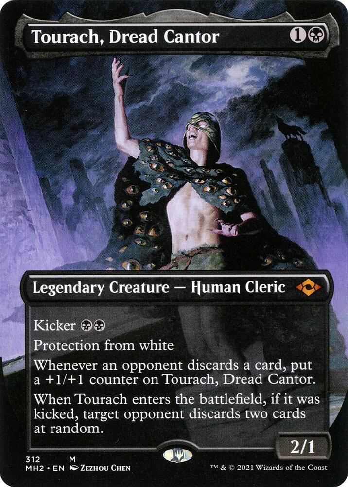 Tourach, Dread Cantor (Borderless) 312 card from Modern Horizons 2