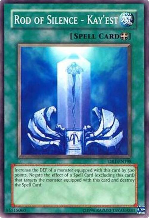 Rod of Silence - Kay'est DR1-EN198 card from Dark Revelation Volume 1