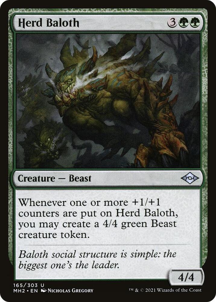 Herd Baloth 165 card from Modern Horizons 2