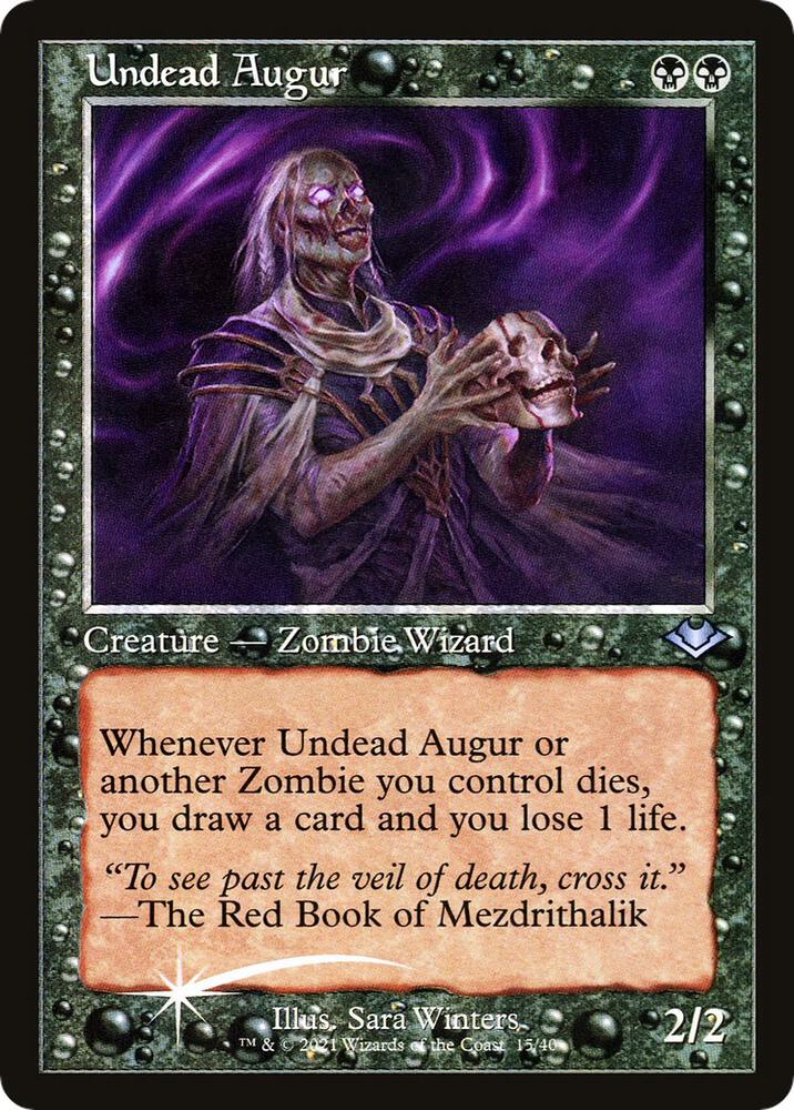 Undead Augur (Retro Frame) 15 card from Modern Horizons