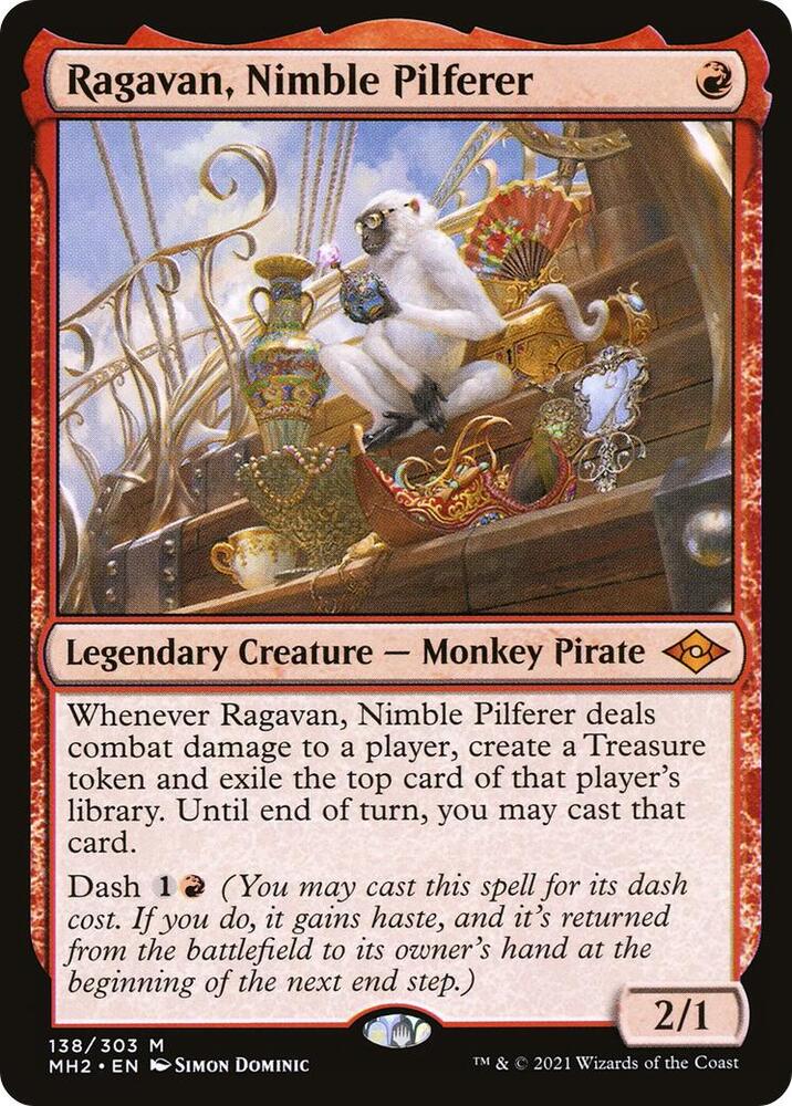Ragavan, Nimble Pilferer 138 card from Modern Horizons 2