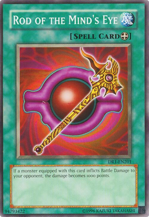 Rod of the Mind's Eye DR1-EN201 card from Dark Revelation Volume 1