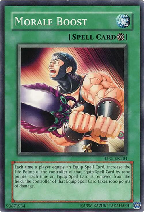 Morale Boost DR1-EN204 card from Dark Revelation Volume 1