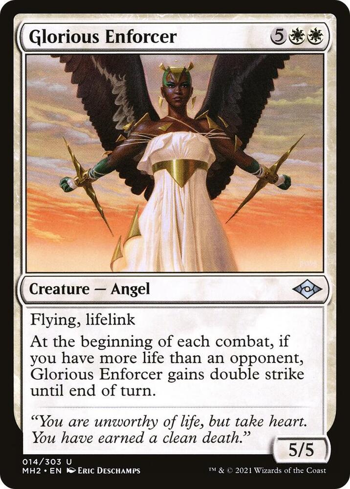 Glorious Enforcer 14 card from Modern Horizons 2